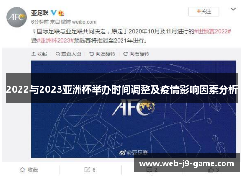 2022与2023亚洲杯举办时间调整及疫情影响因素分析 2022与2023亚洲杯举办时间调整及疫情影响因素分析